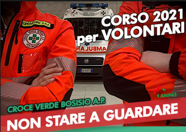 Non stare a guardare: diventa volontario della Croce Verde