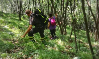 Escursionista in difficoltà, Vigili del fuoco al lavoro