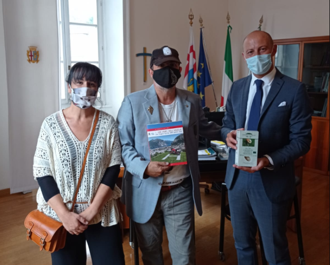 Il Sindaco Gattinoni ha ricevuto il Cavaliere Bianco Carlo Olmo