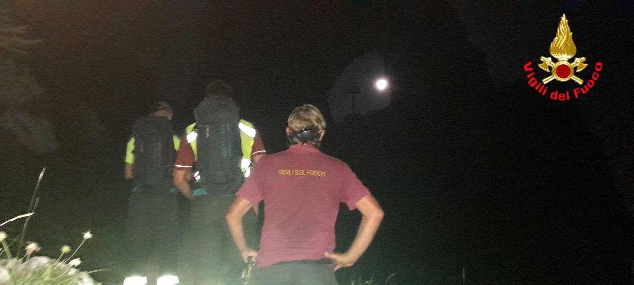 Escursionisti dispersi al Cainallo, raggiunti e salvati nel cuore della notte
