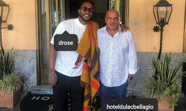 A Bellagio un ospite “stellare”: Derrik Rose, giocatore Nba dei New York Knicks