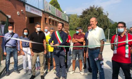 Valgreghentino: inaugurati i nuovi spogliatoi e il campo polivalente