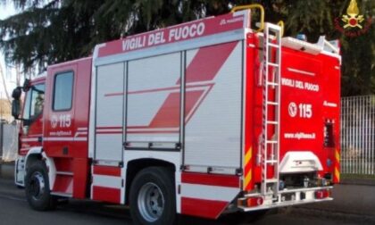 Incendio in una palazzina di Calolziocorte