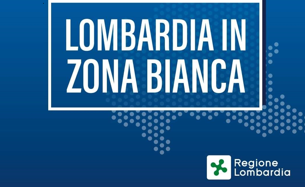 La Lombardia resta in zona bianca