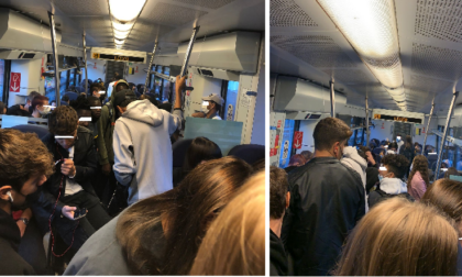 Studenti fatti scendere dal treno perchè il convoglio era troppo pieno