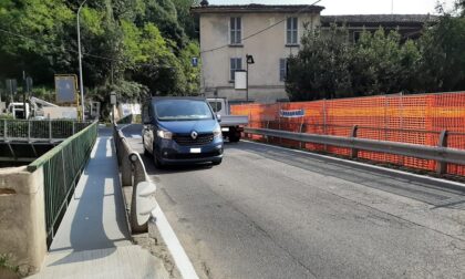 Riaperta una passerella pedonale sul Gerenzone