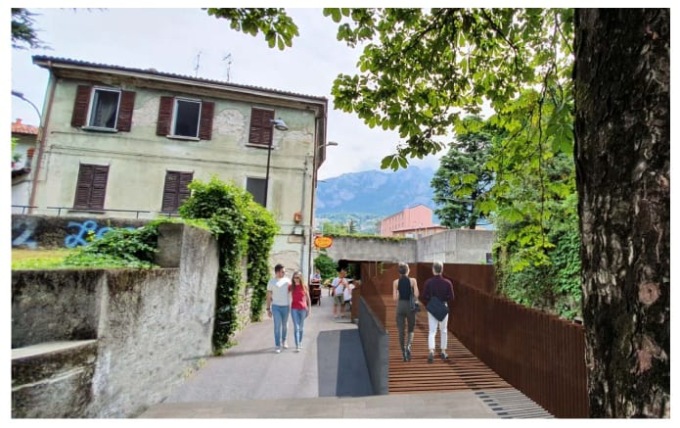 Passerella in via Porta: lavori al via il giorno dei morti