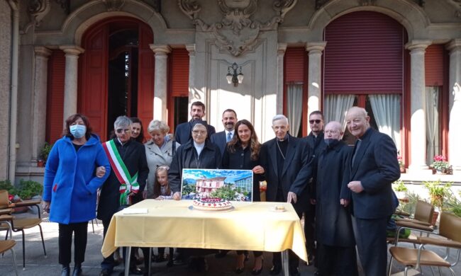 Locatelli a Mandello per i 100 anni del Santa Giovanna Antida, a Como per l’Unione Ciechi