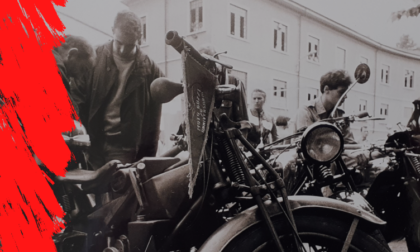 Curiosità di un motoraduno, fotografie per i 100 anni della Moto Guzzi in mostra al Circolo Figini