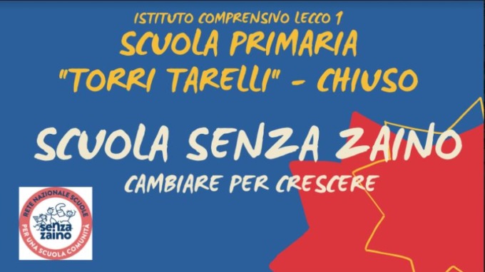 La primaria Torri Tarelli di Chiuso compie 60 anni e lancia il progetto “A scuola senza zaino”
