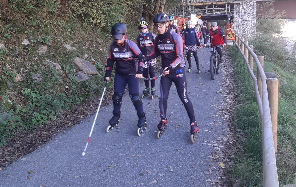 Valentina, sui pattini con grande forza, grande cuore e… gli occhi degli altri