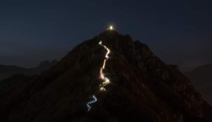 Fiaccolata sul Monte Barro per il compleanno del Gruppo Podistico Libertà
