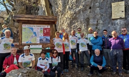Inaugurata la Ferrata del Corno Rat rimessa a nuovo dall’Osa Valmadrera