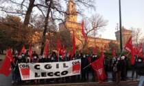 Sciopero generale: 400 lecchesi in piazza a Milano