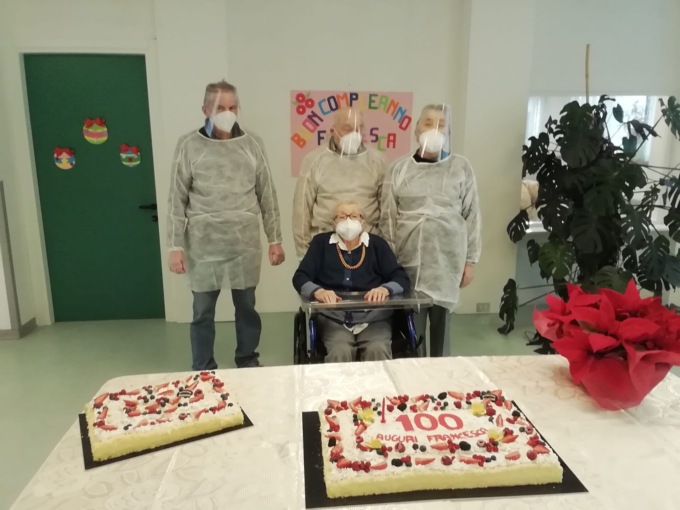 Valmadrera, compleanno a tre cifre per la signora Francesca Pea
