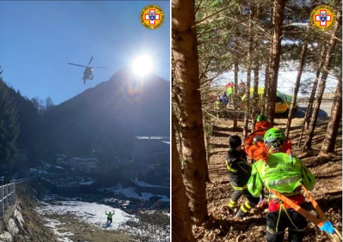 Precipita nel bosco per cinque metri e si schianta contro gli alberi: 66enne miracolata