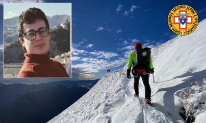 E' Alessandro Bisi, 21 anni,  la vittima della tragedia sul Legnone. Sospese le operazioni di recupero della salma