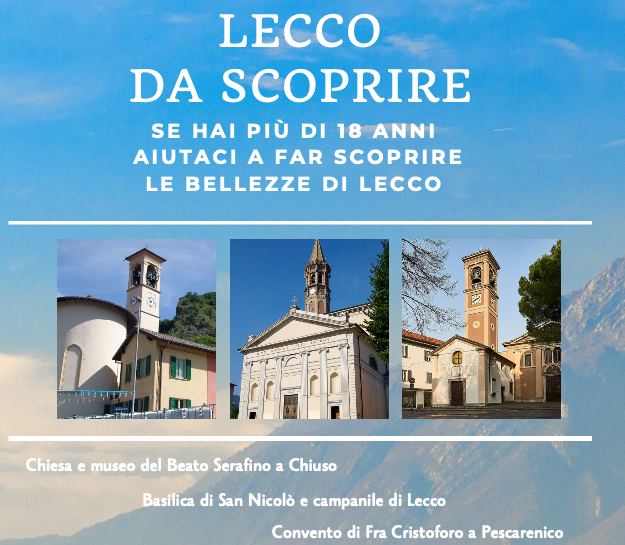 Si cercano volontari per una Lecco (tutta) da Scoprire