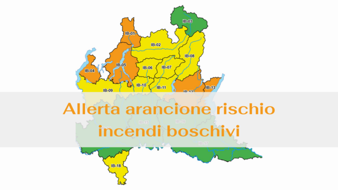 Venti forti in arrivo: allerta arancione per rischio incendi boschivi