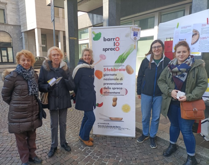“Barra lo spreco” in sei piazze del Lecchese
