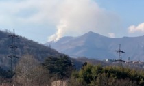 Incendio sul Monte Cornizzolo, mobilitate squadre di Vigili del fuoco