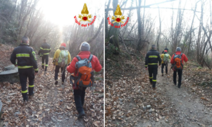 Si perdono sul Magnodeno, recuperati dai Vigili del fuoco