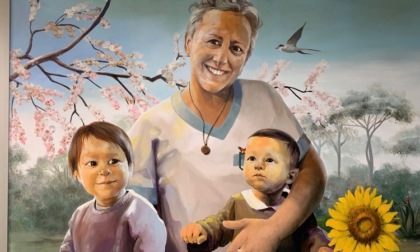 Un murale in dono alla Pediatria del Manzoni, per ricordare l’infermiera Graziella