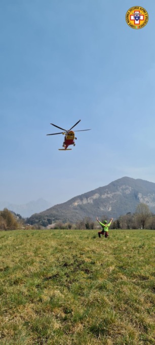 precipita sui corni di canzo