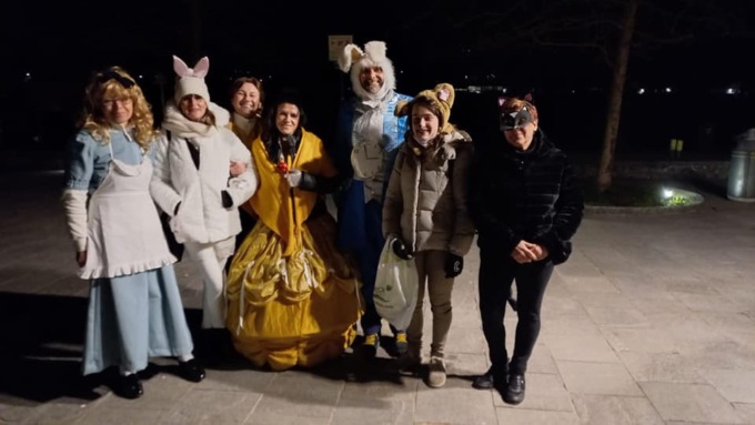 Caccia al tesoro in notturna… in maschera