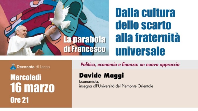 “La sfida dell’ecologia integrale”, secondo appuntamento de La Parabola di Francesco
