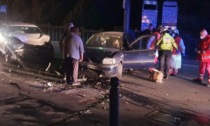 Brusco schianto a Colico: feriti i due automobilisti