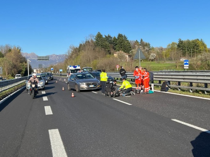 incidente lungo la ss36