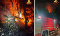 Incendio di Olgiasca: per il quinto giorno si lotta contro le fiamme