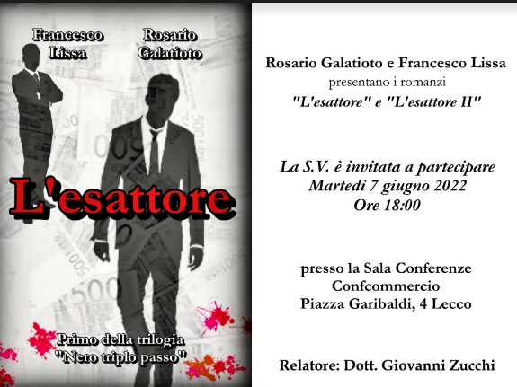 Rosario Galatioto e Francesco Lissa  a Palazzo del Commercio
