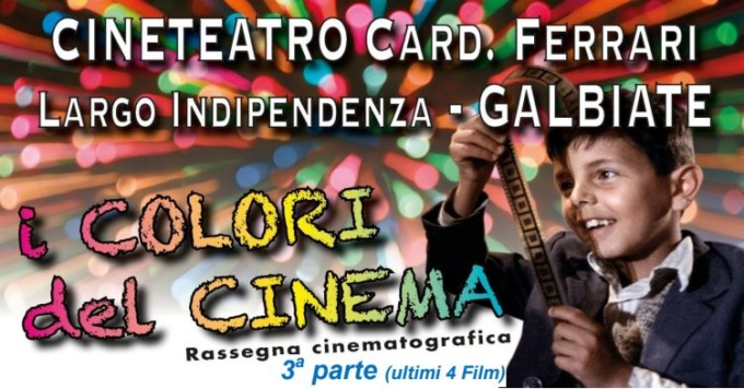 La rassegna “I colori del cinema” verso la fine: gli ultimi appuntamenti