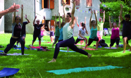 Yoga all'aperto con Pro Loco e Alpini
