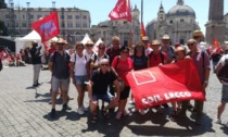 Cgil, in 100 da Lecco per la manifestazione di sabato a Roma