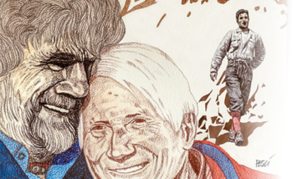Reinhold Messner a Bevera per l'omaggio a Bonatti