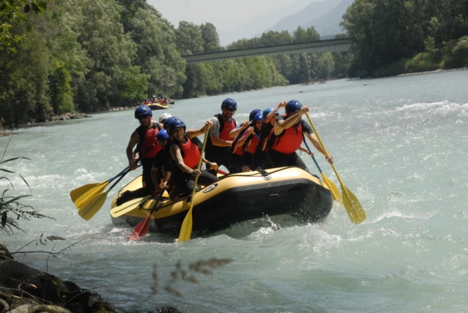 rafting sull'adda