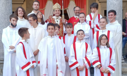 Il vescovo Delpini a Olginate per il 25esimo di sacerdozio di don Matteo Gignoli