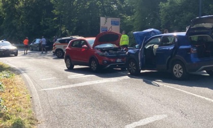 Oggiono, incidente sulla sp51: strada chiusa al traffico | FOTO