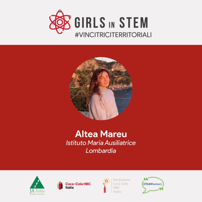 Maria Ausiliatrice, studentessa premiata con il Girls in Stem Award