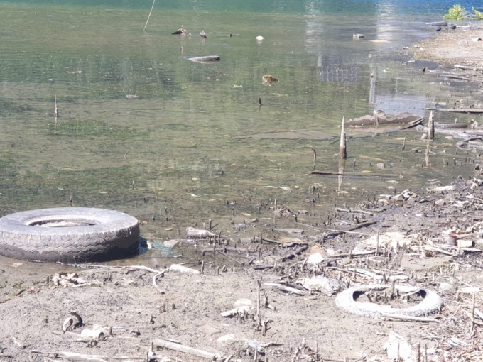 pulizia lago
