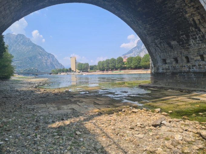 SICCITà Tuoni e grandine a sud della provincia ma la siccità non molla: anche il lago resta ai minimi