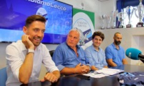 Calcio Lecco: ecco lo staff tecnico in campo con mister Tacchinardi