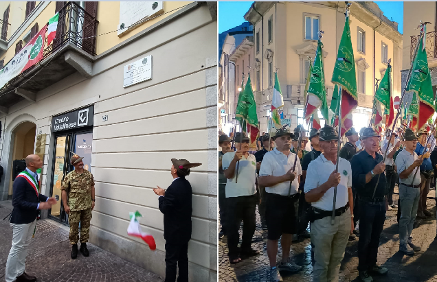 Alpini di Lecco,  una storia lunga un secolo: scoperta la targa del centenario. “Sotto il cappello batte un cuore grande”