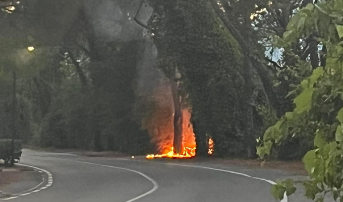Incendio al Lavello: fiamme divampate in riva all’Adda