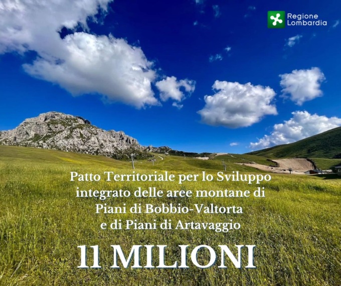 Piani di Bobbio e Artavaggio: 11milioni di euro per l’espansione dei due comprensori sciistici