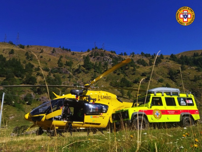 Precipita per 100 metri con  bici in Valbiandino e trascorre la notte in montagna ferito. Salvato questa mattina