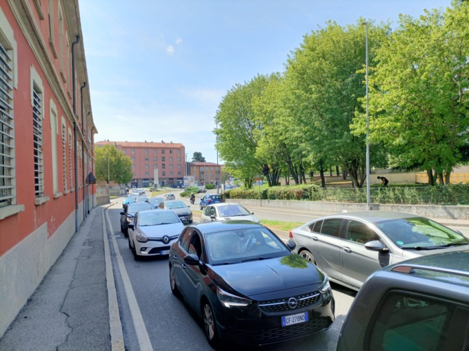traffico bloccato